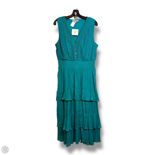 Dress Casual Maxi By Clothes Mentor In Aqua, Size: Xl