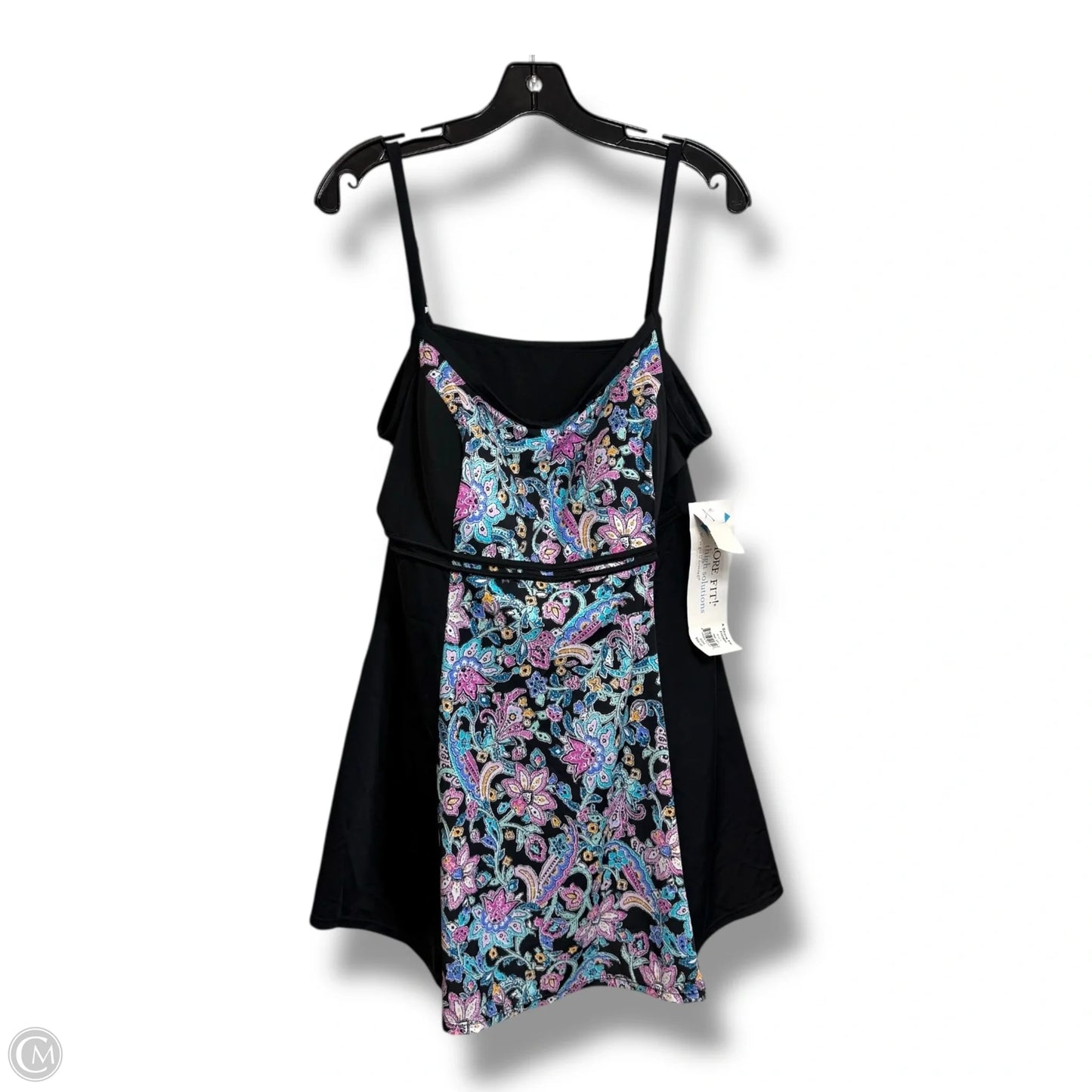Swimsuit By Clothes Mentor In Black, Size: 22