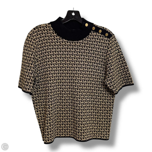 Sweater Designer By Michael Kors In Gold, Size: L