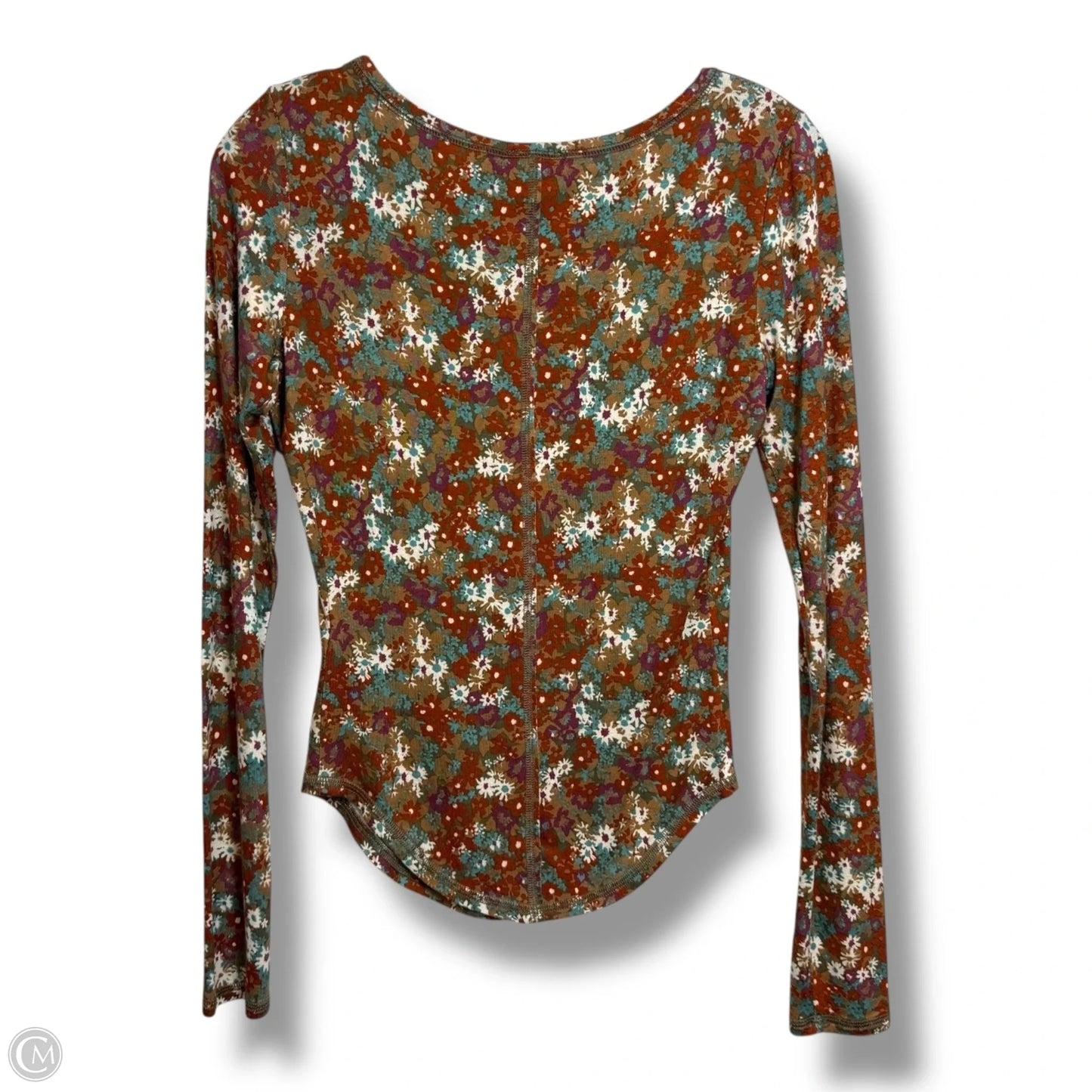 Top Long Sleeve By Free People In Multi-colored, Size: Xs