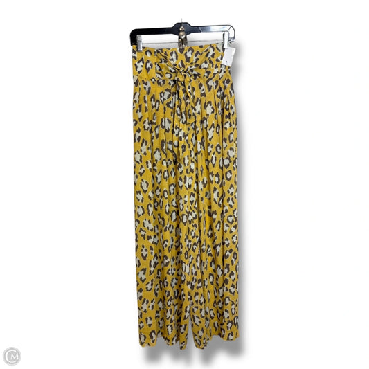 Pants Wide Leg By Free People In Animal Print, Size: Xs