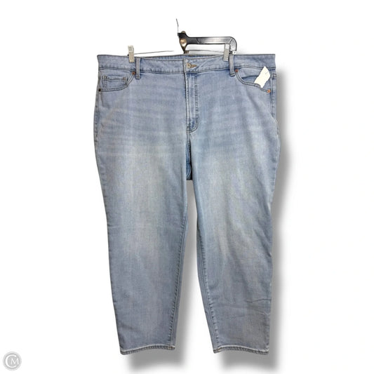 Jeans Cropped By Old Navy In Blue Denim, Size: 22