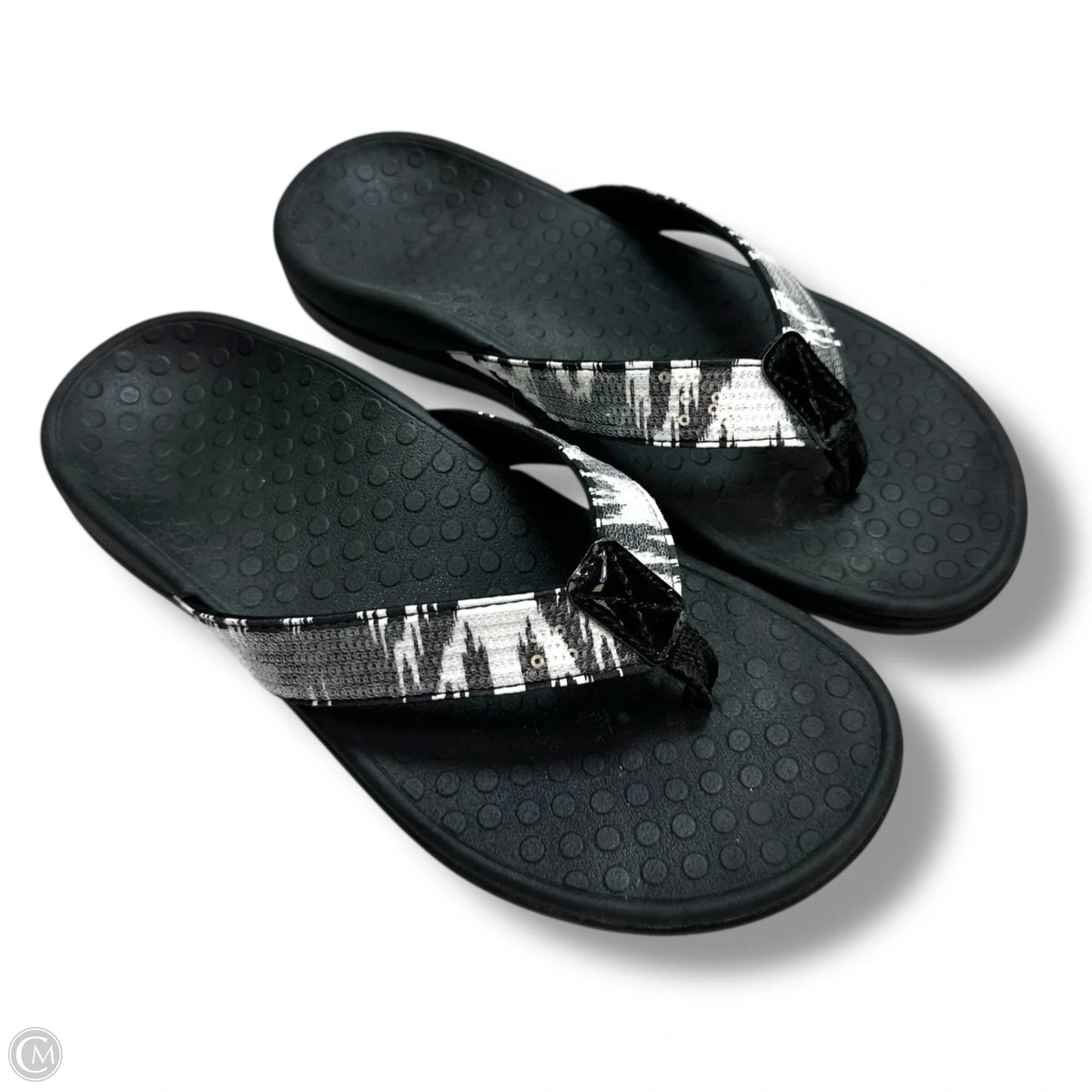 Sandals Flip Flops By Vionic In Black, Size: 6