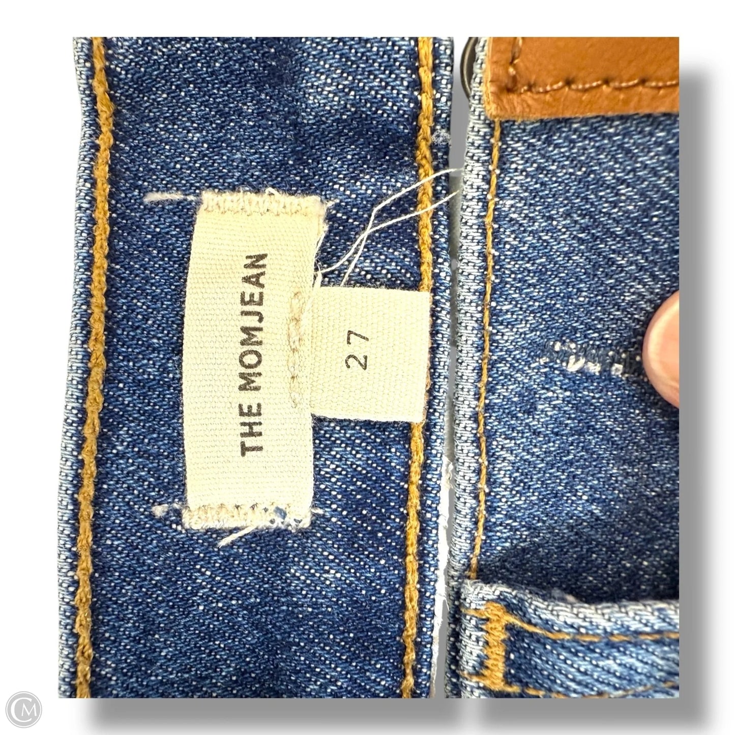 Mom Jeans Straight By Madewell In Blue Denim, Size: 4