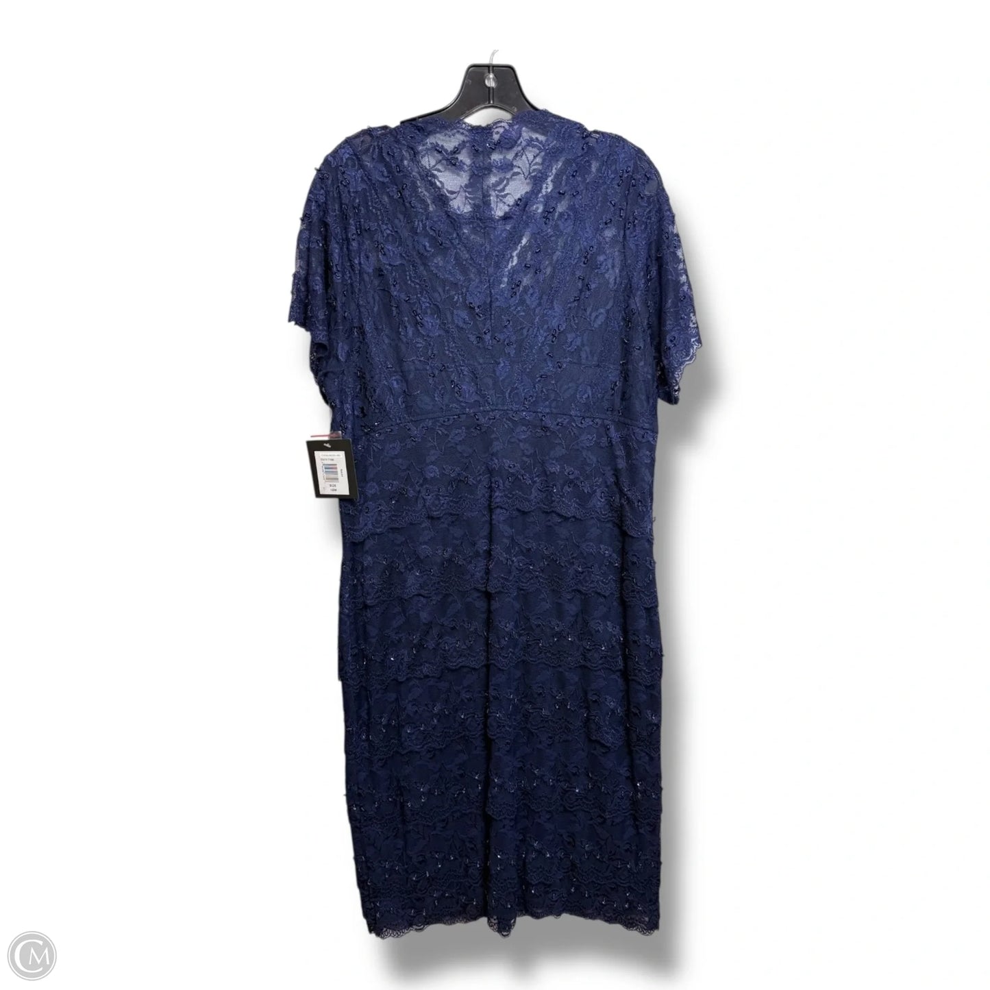 Dress Party Short By Marina In Navy, Size: 16
