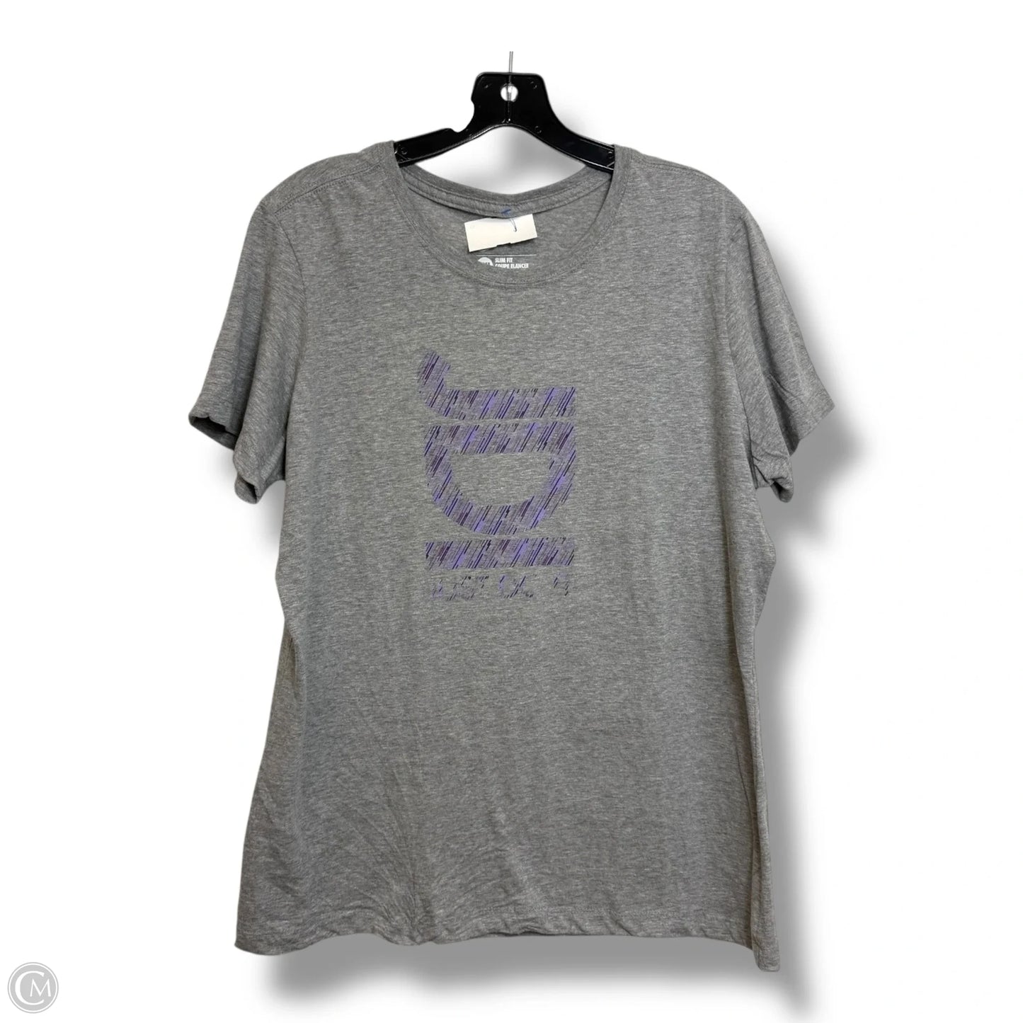 Top Short Sleeve Basic By Nike Apparel In Grey, Size: 2x