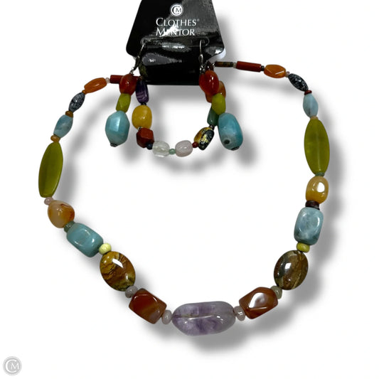 Sterling Silver DTR Necklace, Bracelet & earrings Set By Clothes Mentor, Size: 03 Piece Set