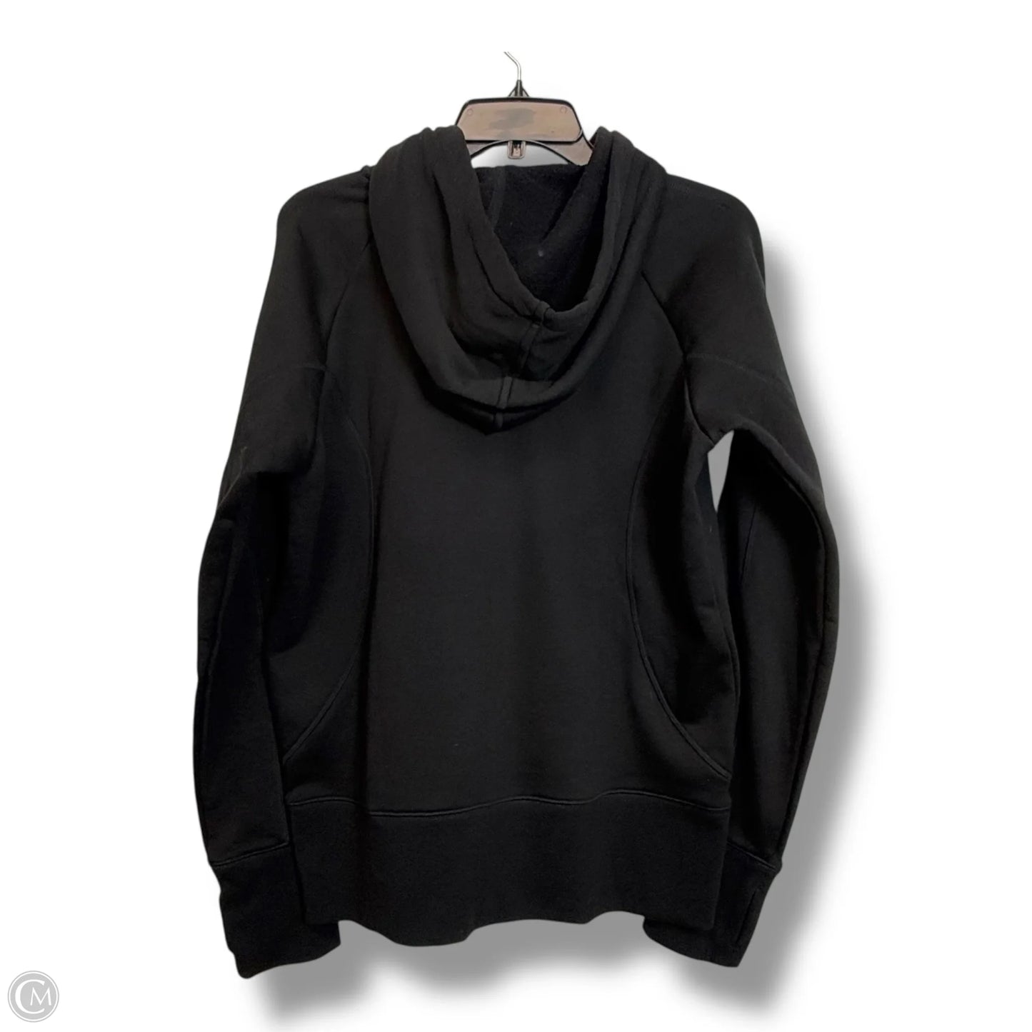 Athletic hoodie Jacket By Gapfit In Black, Size: L