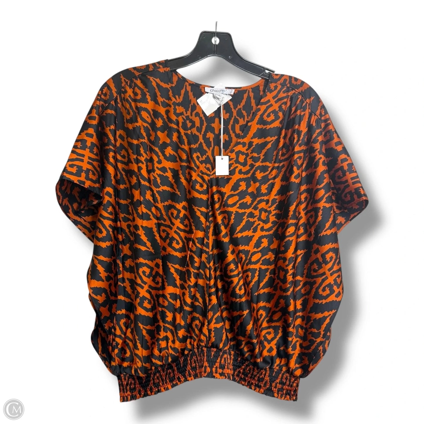 Top Sleeveless By Chicos In Animal Print, Size: L