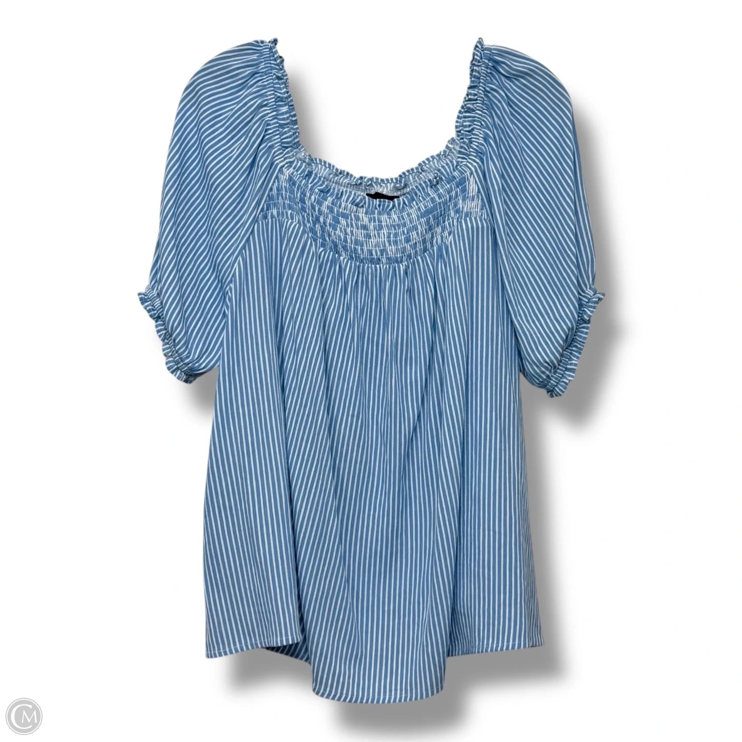 Top Short Sleeve By Torrid In Blue, Size: 0
