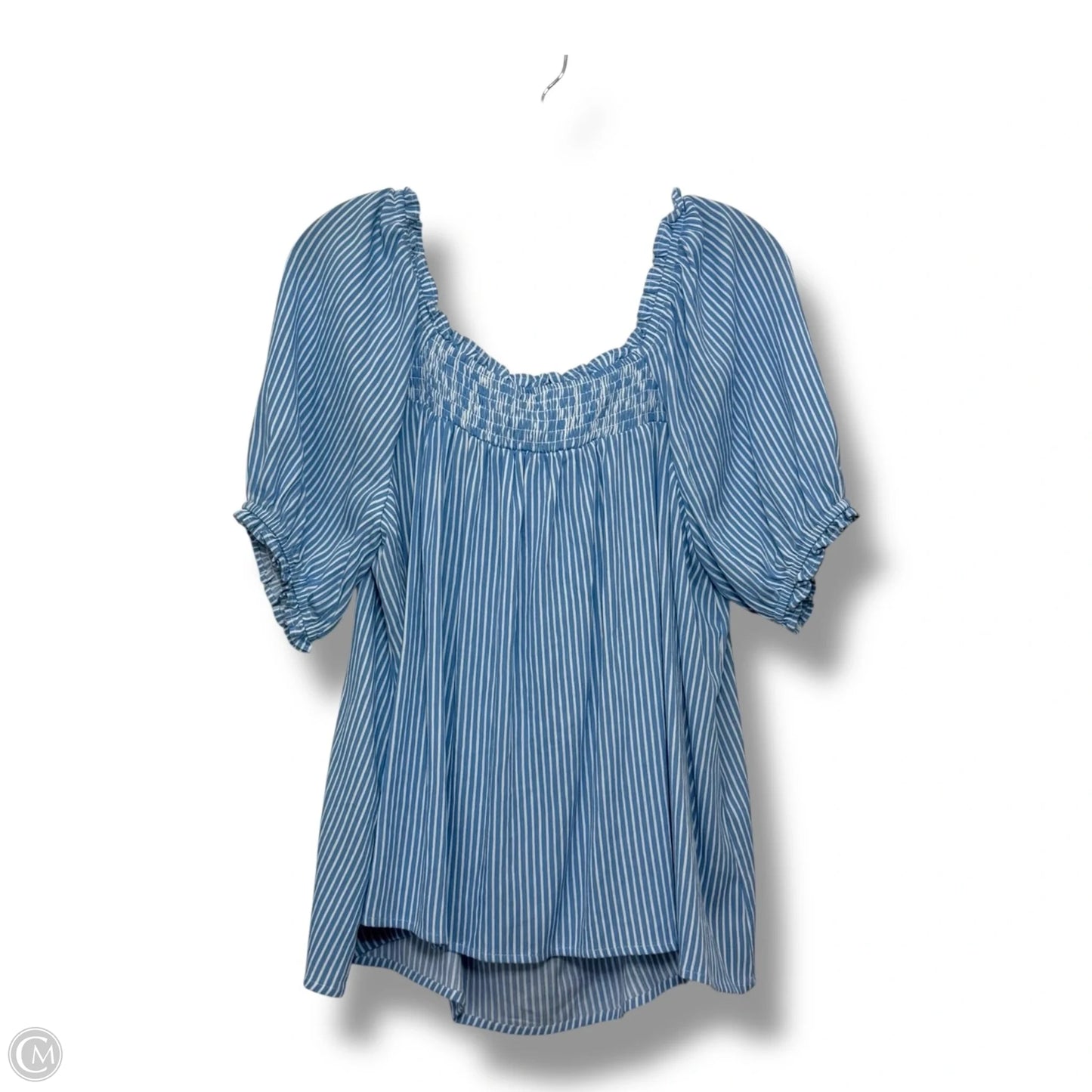 Top Short Sleeve By Torrid In Blue, Size: 0