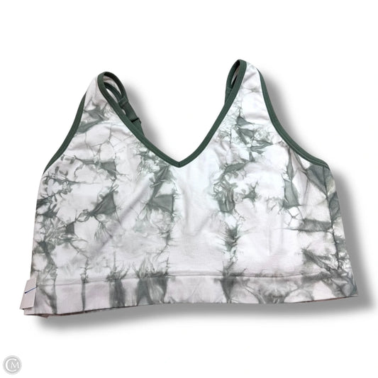 Athletic Bra By Cacique In Tie Dye Print, Size: 22