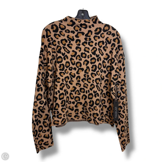 Sweater By Rachel Zoe In Animal Print, Size: Xl