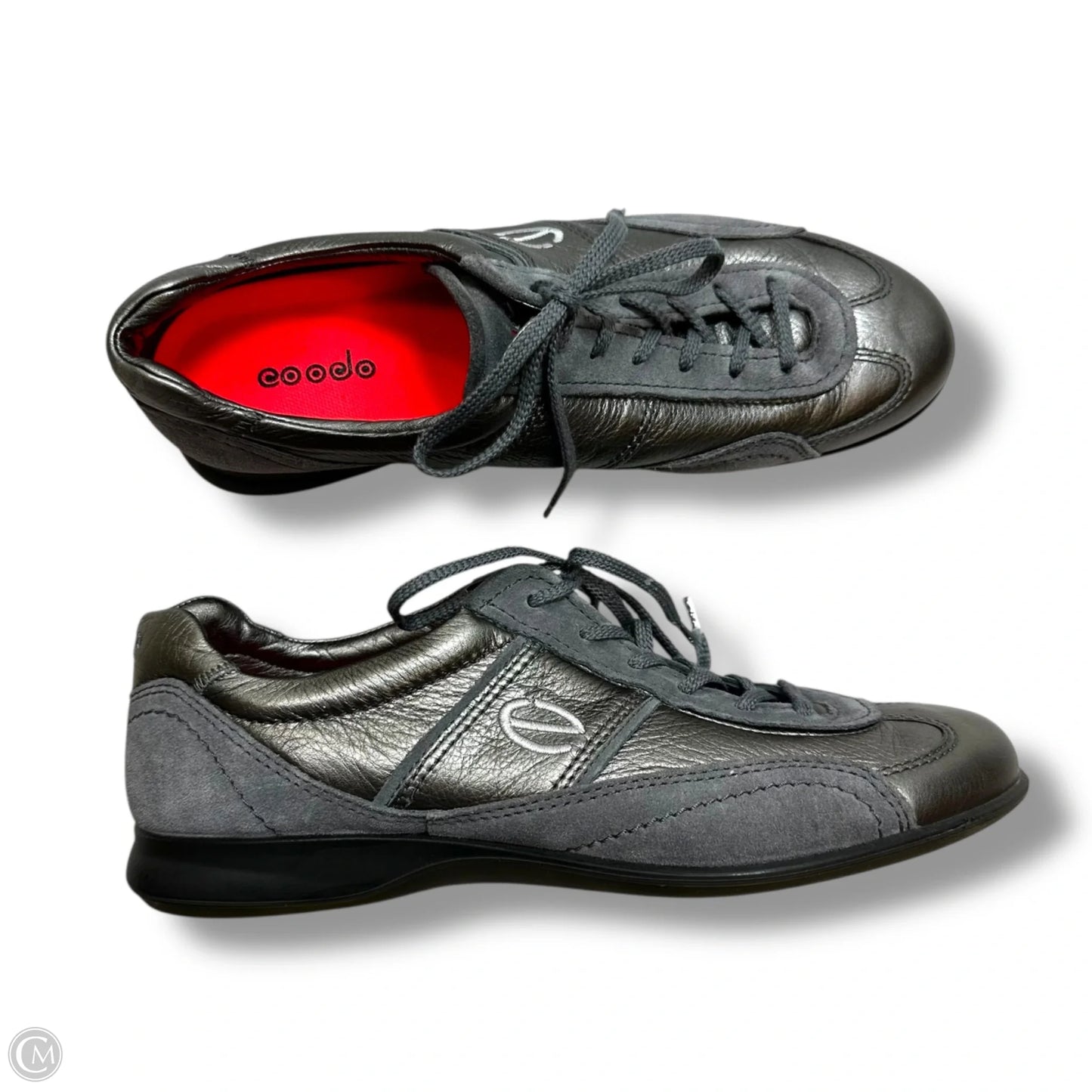 Shoes Sneakers By Ecco In Silver size 41