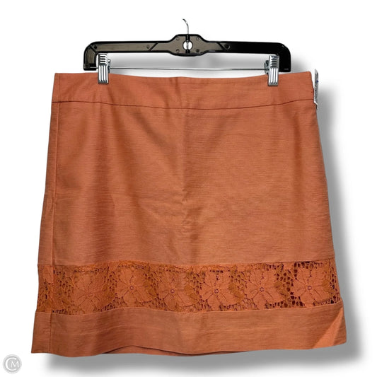 Skirt Mini & Short By Loft In Coral, Size: 12