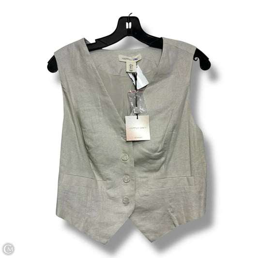 Vest Other By Clothes Mentor In Beige, Size: L