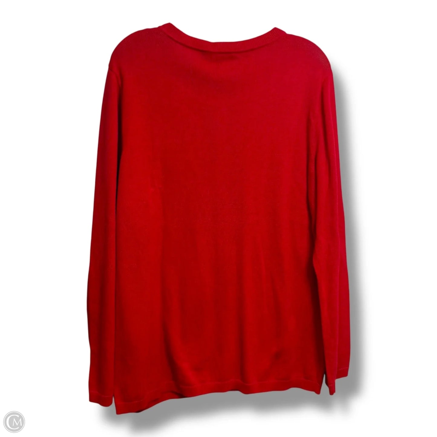 Sweater By Tommy Hilfiger In Red, Size: Xl