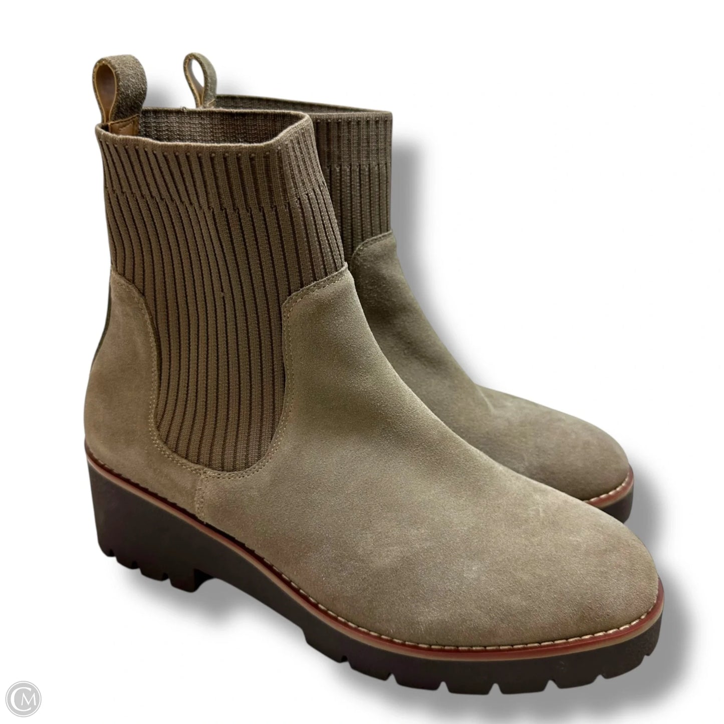 Boots Ankle Heels By Blondo In Taupe, Size: 11