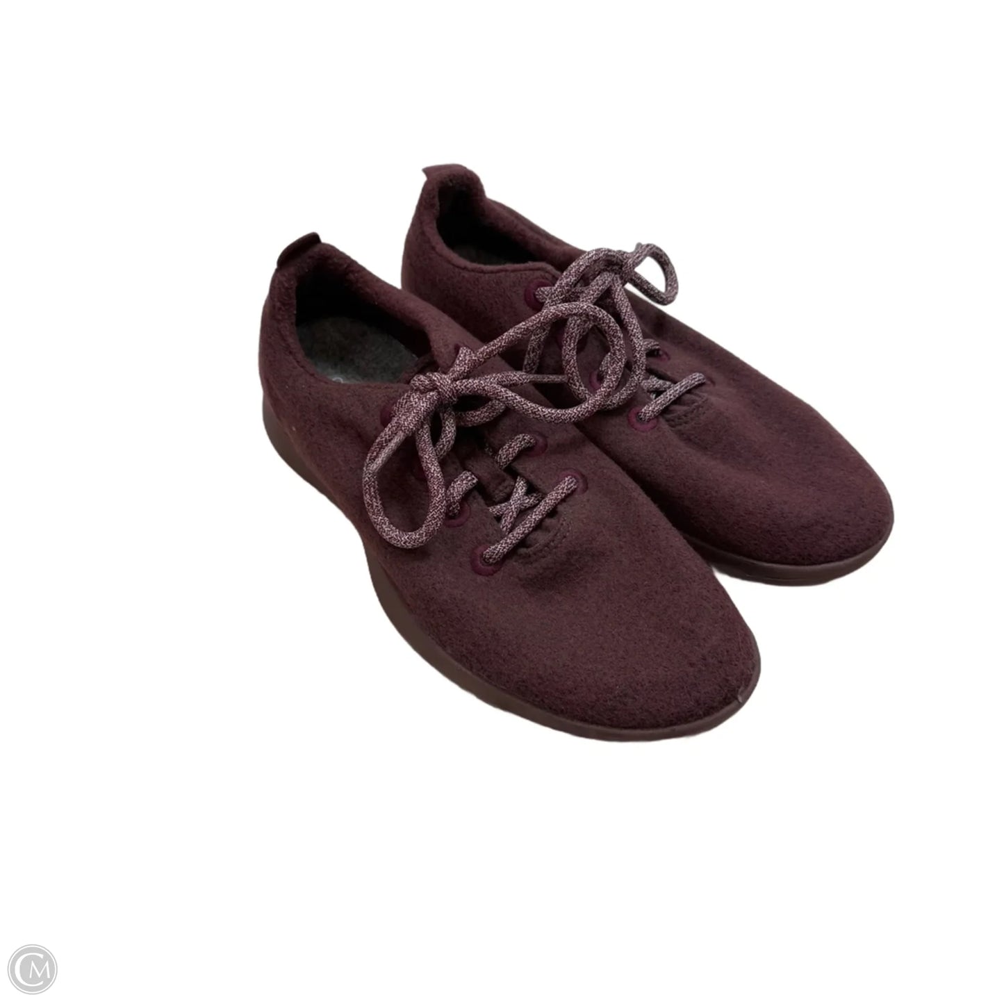 Shoes Sneakers By Allbirds In Maroon, Size: 10