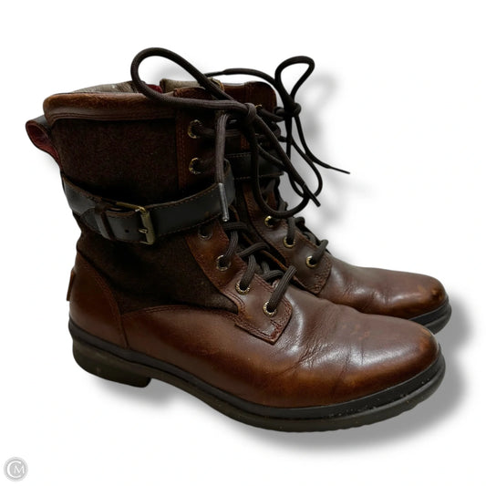 Boots Designer By Ugg In Brown, Size: 7.5