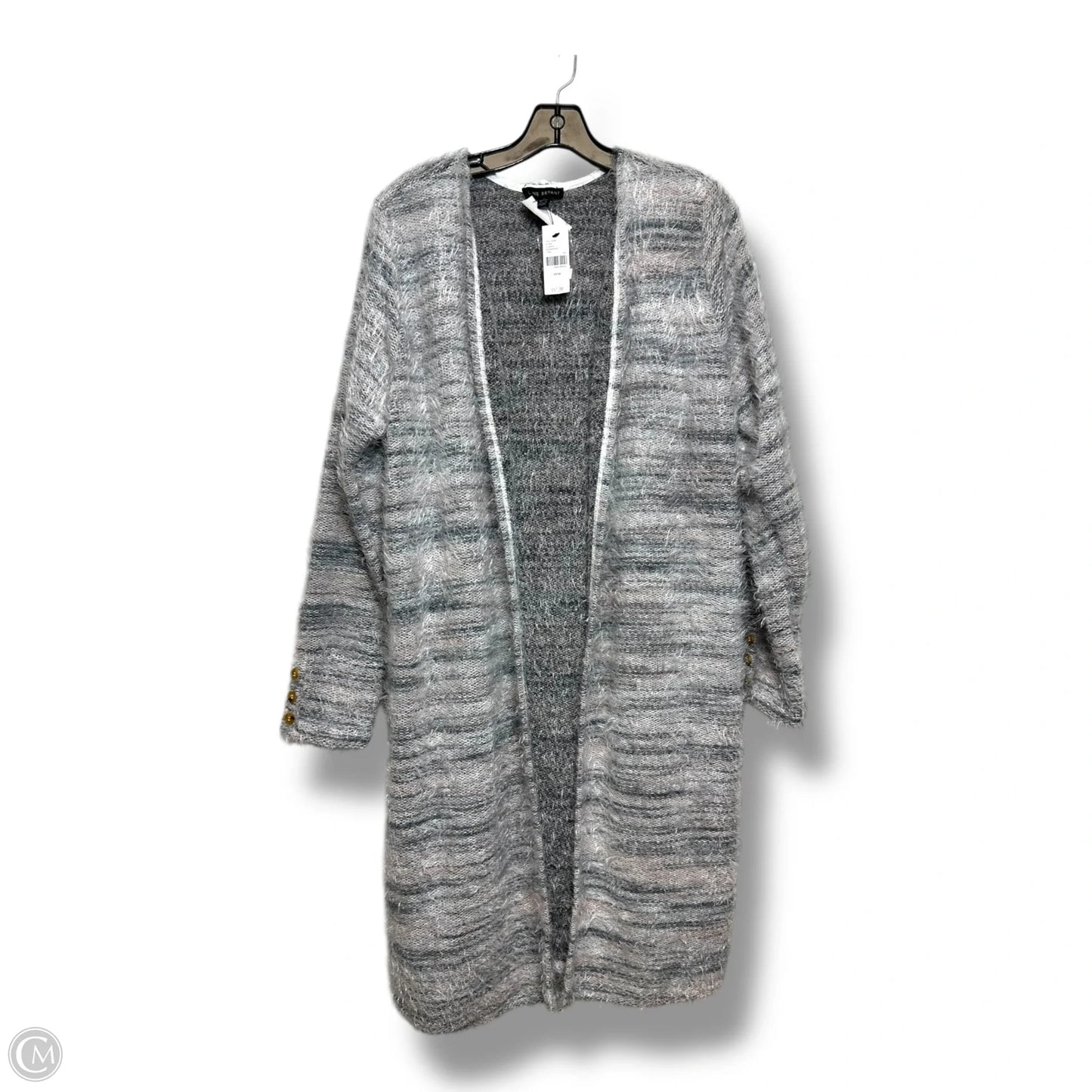Cardigan By Lane Bryant In Grey, Size: Xl