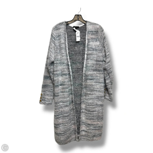 Cardigan By Lane Bryant In Grey, Size: Xl