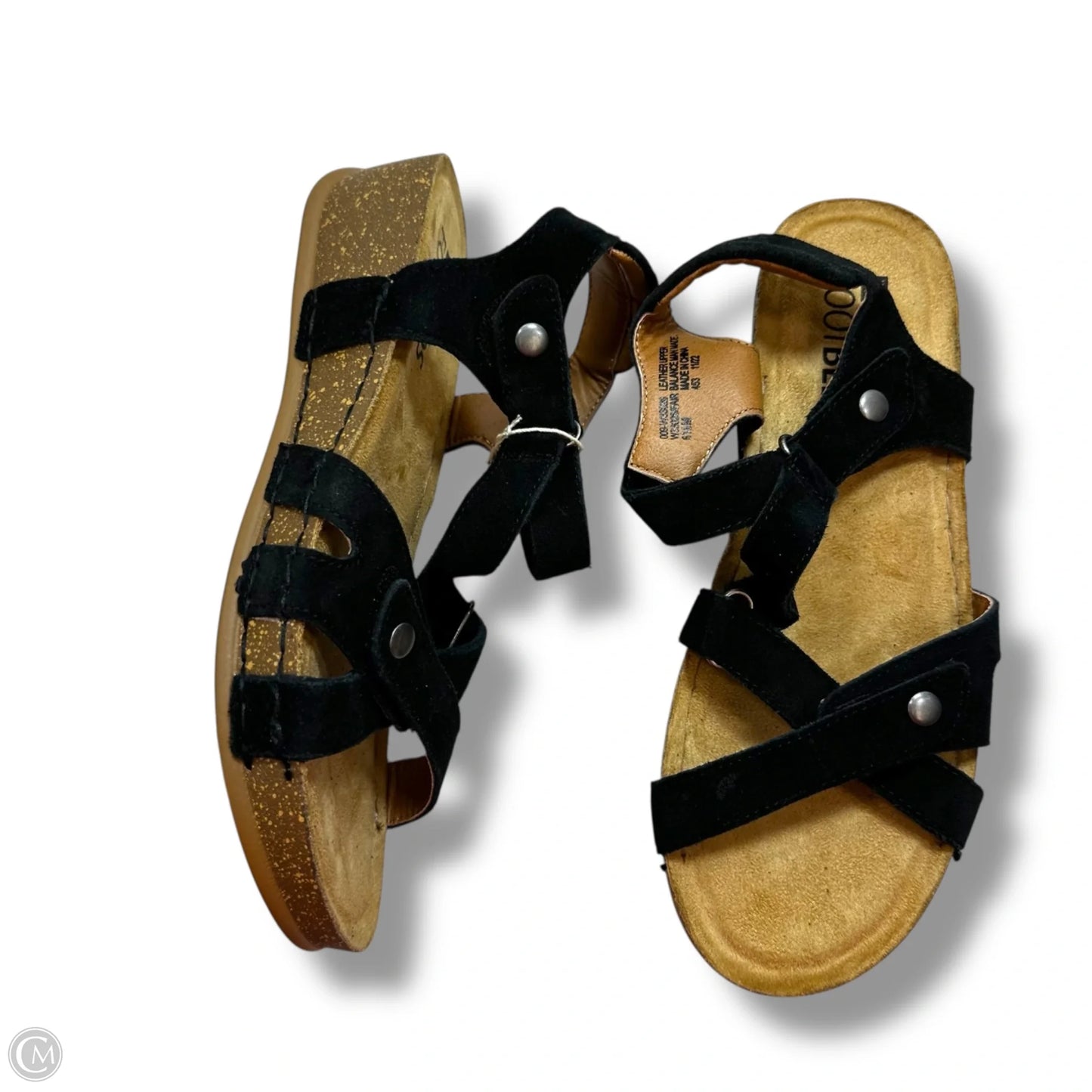 Sandals Flats By White Mountain In Black, Size: 6.5