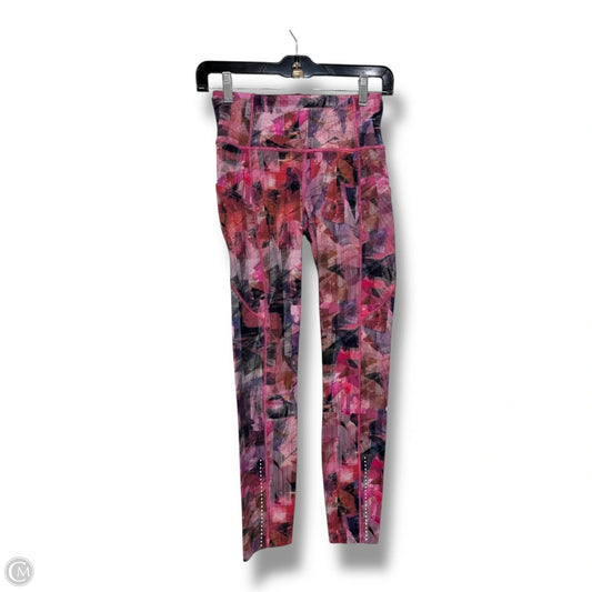Athletic Leggings By Lululemon In Multi-colored, Size: 4