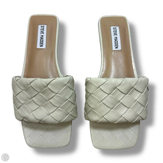 Sandals Flats By Steve Madden In Beige, Size: 8