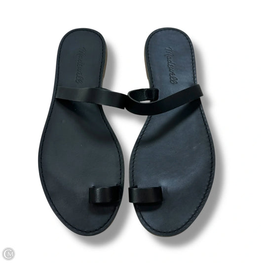 Sandals Flats By Madewell In Black, Size: 8