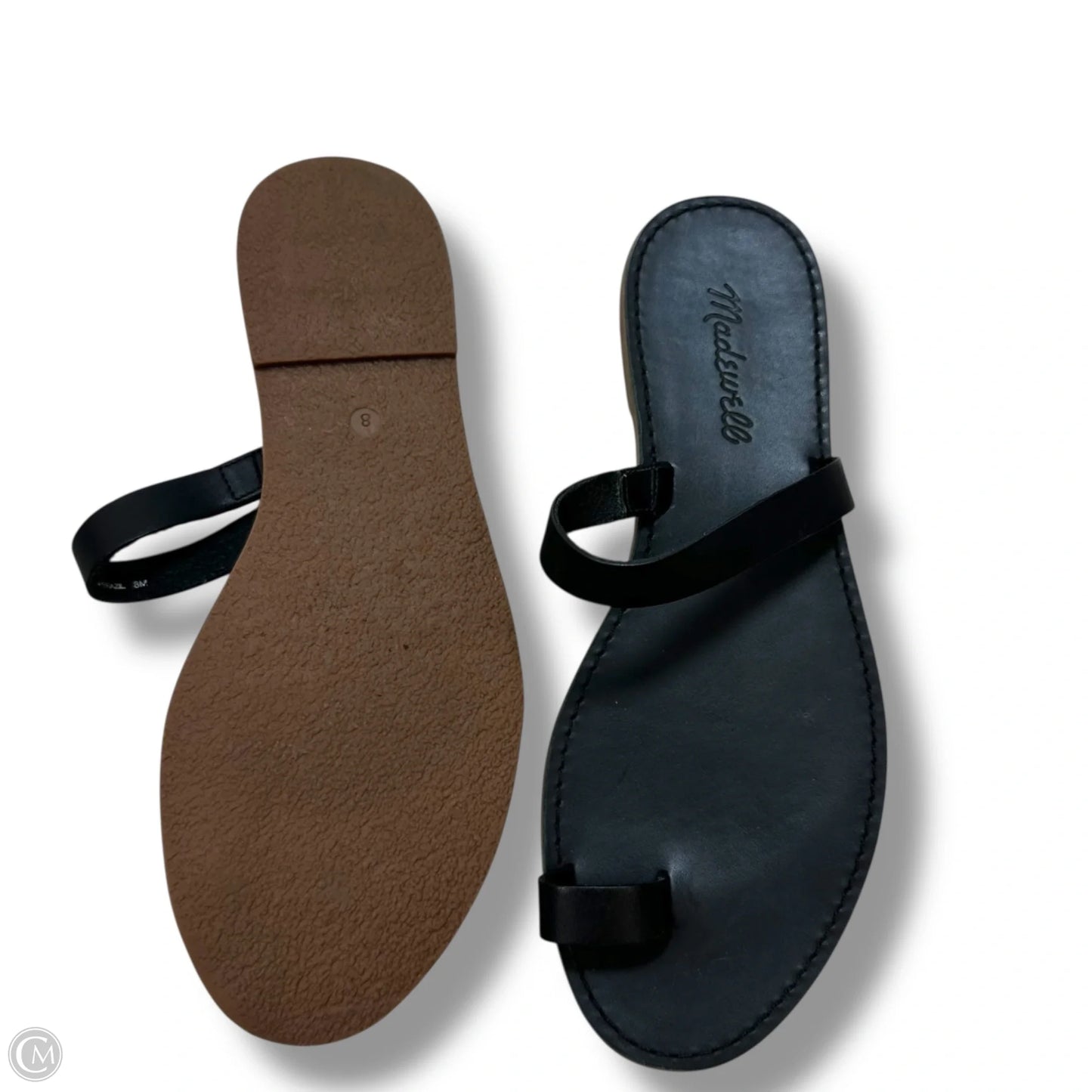 Sandals Flats By Madewell In Black, Size: 8