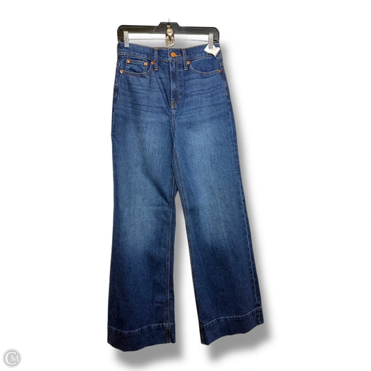 Jeans Wide Leg By J. Crew In Blue Denim, Size: 2