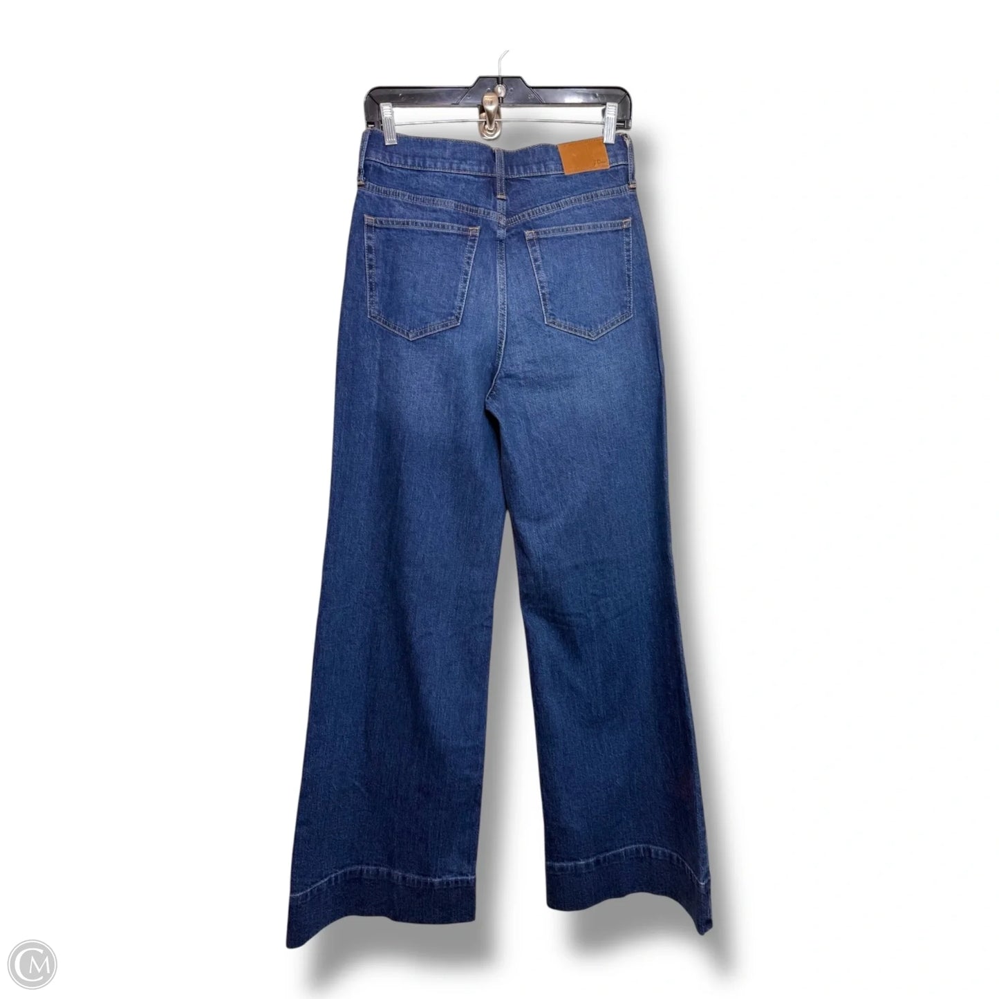 Jeans Wide Leg By J. Crew In Blue Denim, Size: 2