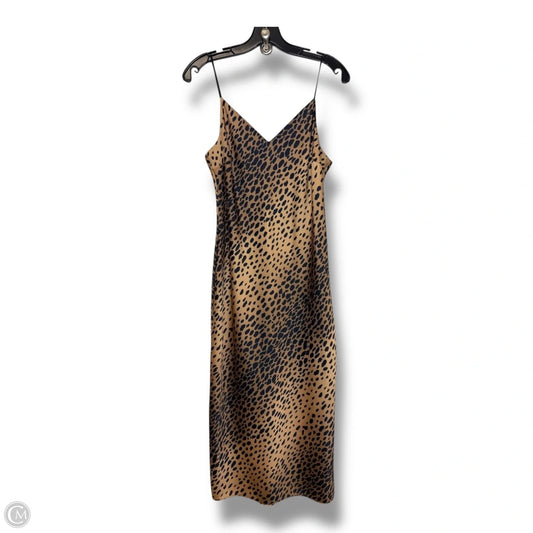 Dress Party Midi By Good American In Animal Print, Size: Xs