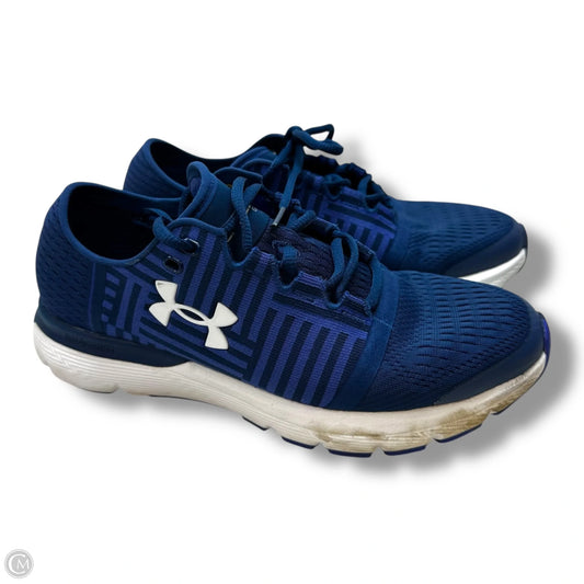 Shoes Sneakers By Under Armour In Navy, Size: 8.5