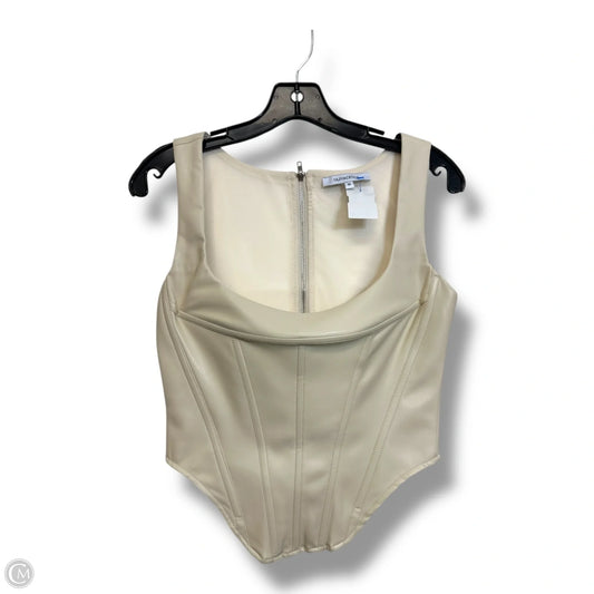 Tank Top By Clothes Mentor In Ivory, Size: M