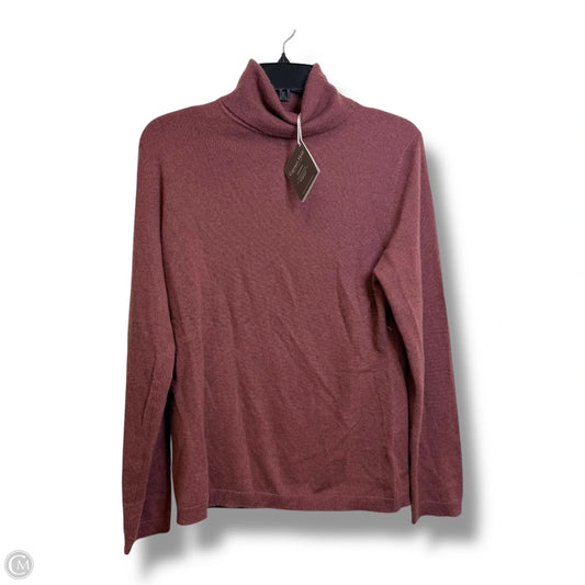 Sweater By Garnet Hill In Mauve, Size: L