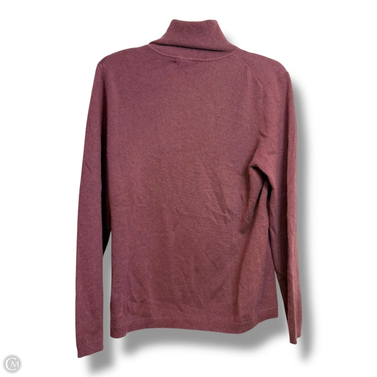 Sweater By Garnet Hill In Mauve, Size: L