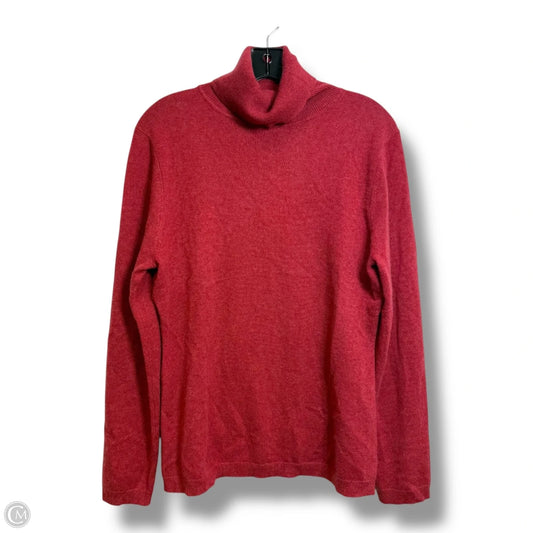 Sweater By Garnet Hill In Red, Size: L