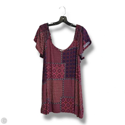 Top Short Sleeve By Torrid In Floral Print, Size: 3x