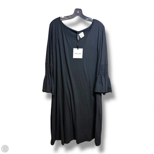 Dress Casual Short By Agnes & Dora In Black, Size: 3x
