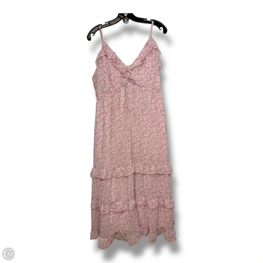 Dress Casual Maxi By Cmf In Pink, Size: Xl