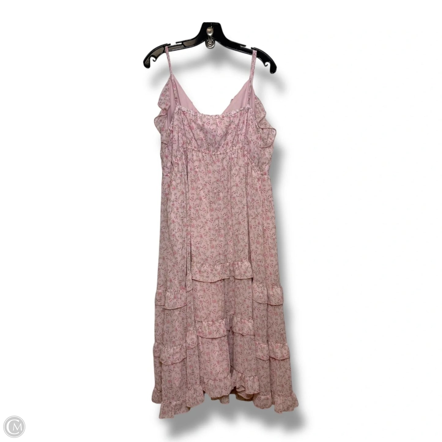 Dress Casual Maxi By Cmf In Pink, Size: Xl