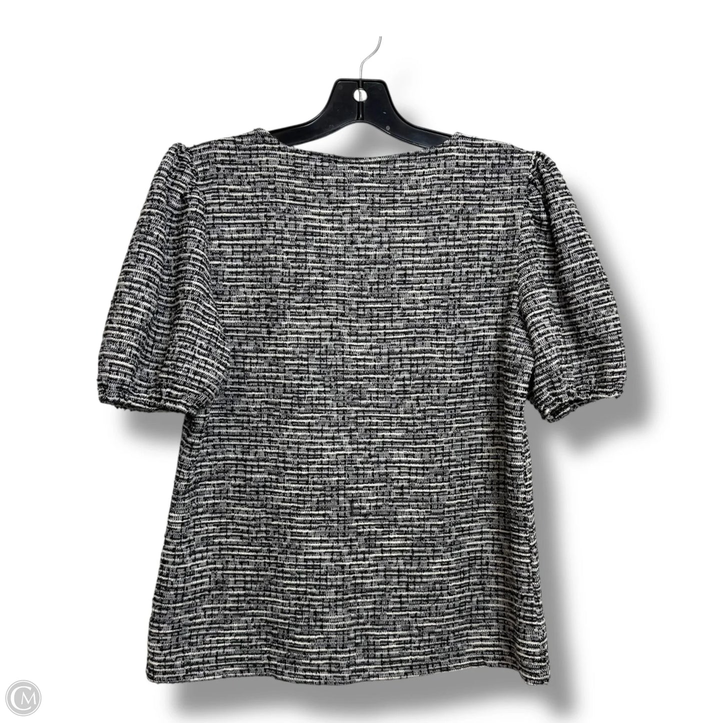 Top Short Sleeve By Ann Taylor In Black, Size: Mp