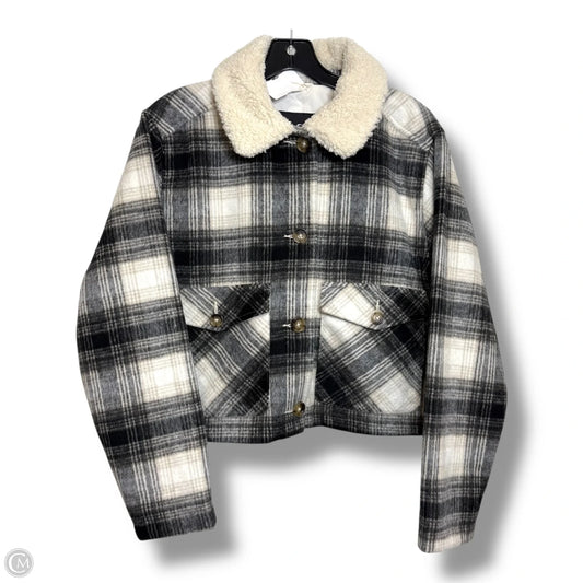 Jacket Other By Hollister In Plaid Pattern, Size: M
