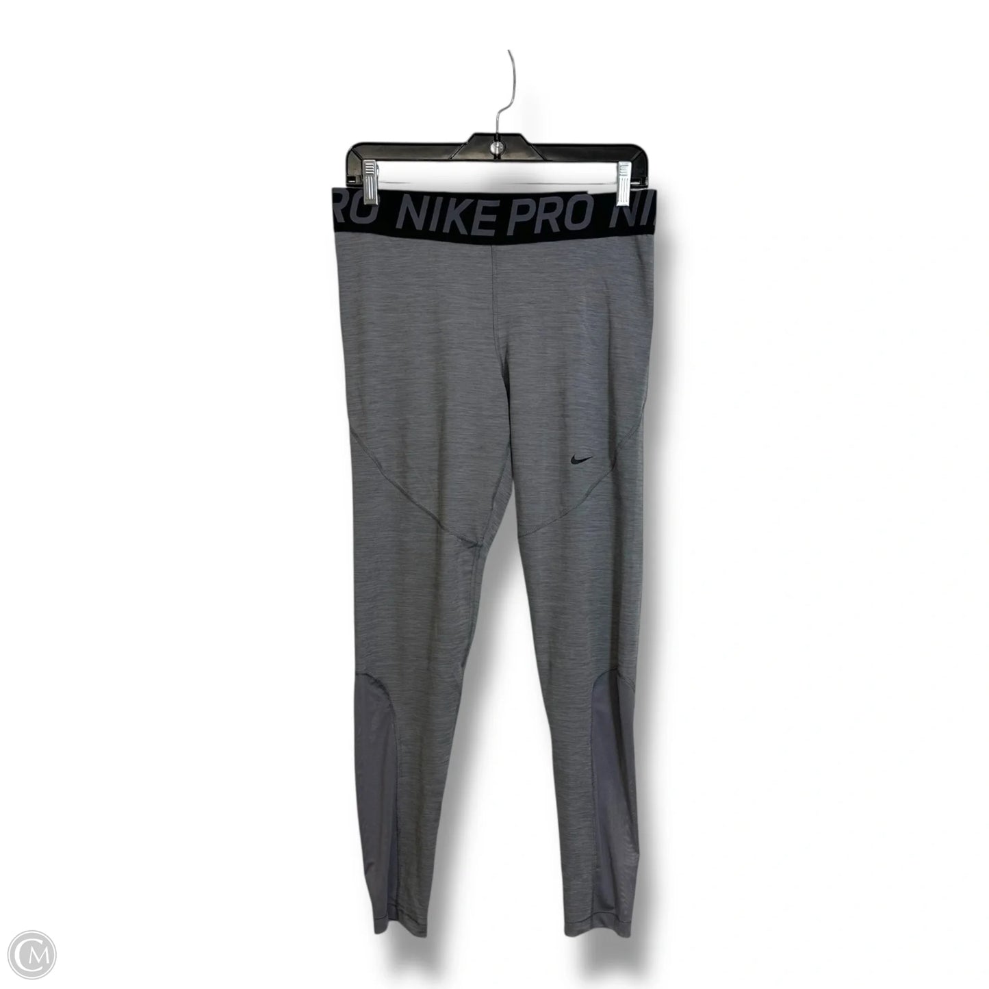 Nike PRO Athletic Leggings By Nike Apparel In Grey, Size: Xl