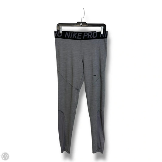 Nike PRO Athletic Leggings By Nike Apparel In Grey, Size: Xl