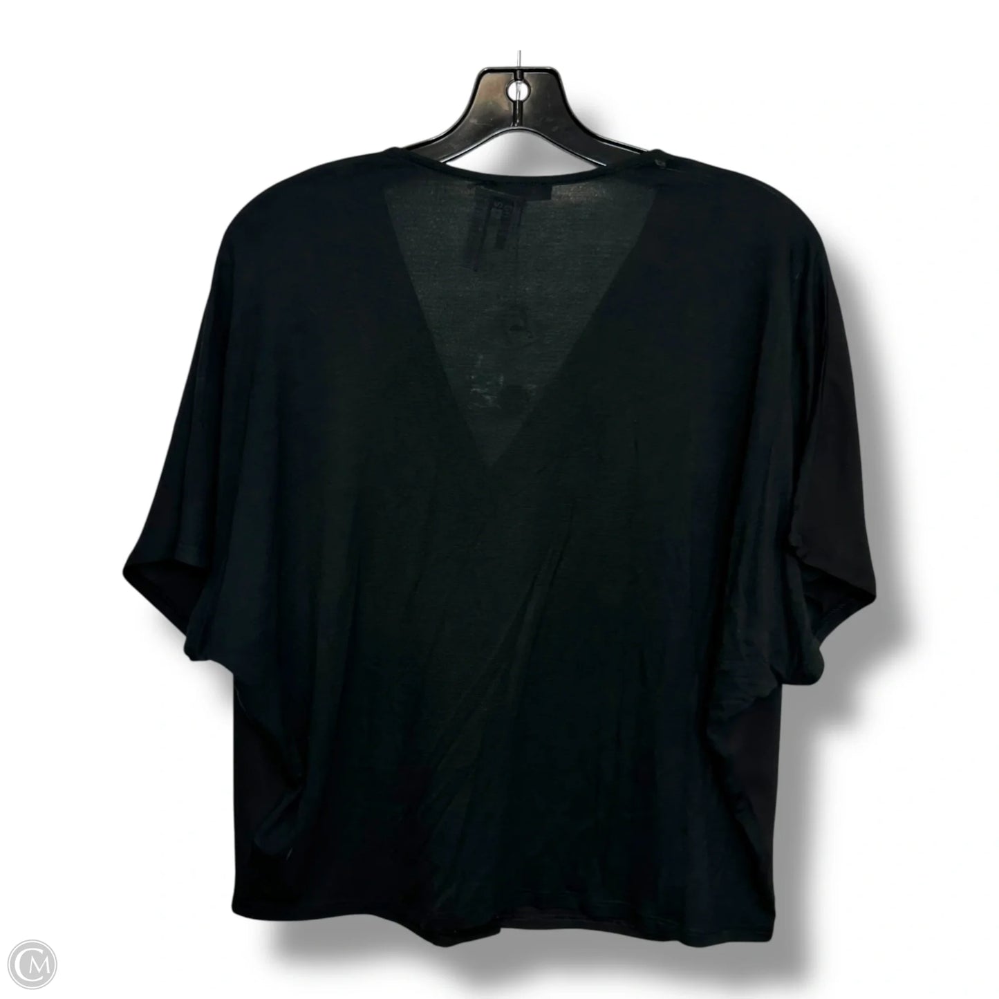 Top Short Sleeve Basic By Express In Black, Size: S