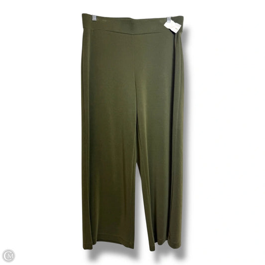 Pants Wide Leg By Loft In Green, Size: M