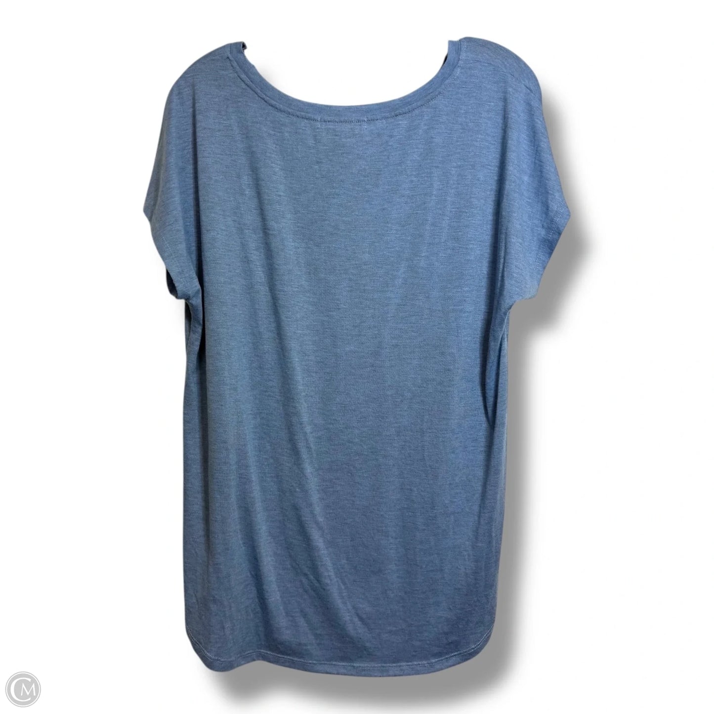 Lobsters Top Short Sleeve By Clothes Mentor In Blue, Size: L